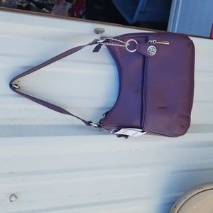 Giani Bernini purple Leather purse New with tags